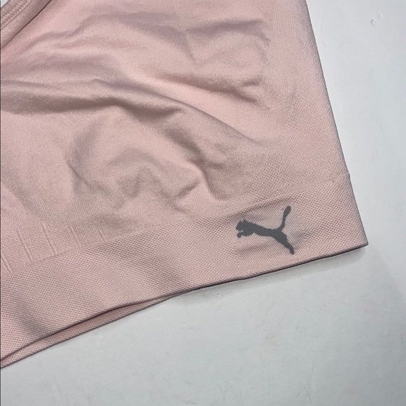 Puma Women's Light Pink Sports Bra - Picture 4 of 5